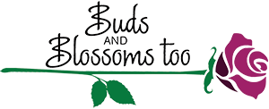 Buds...and Blossoms,Too - Logo
